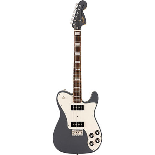 Fender Chris Shiflett Cleaver Telecaster Deluxe Electric Guitar Charcoal Frost Metallic