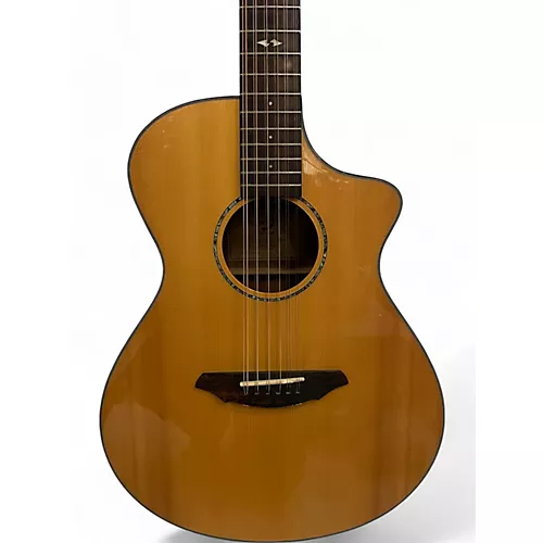 Used Breedlove Passport C250/SME12 Natural 12 String Acoustic Electric Guitar Natural