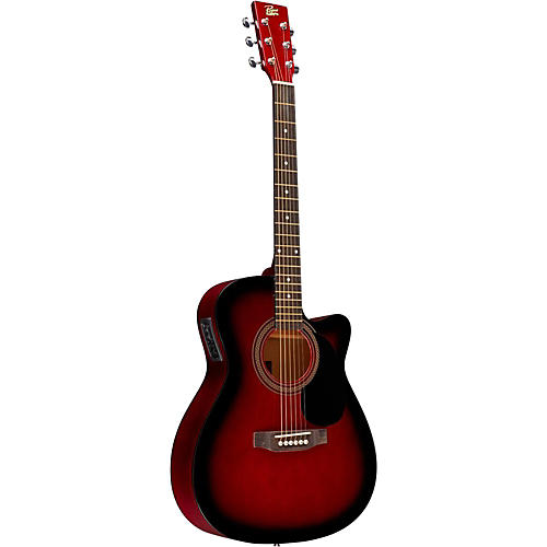 Rogue RA-090 Concert Cutaway Acoustic-Electric Guitar Mahogany