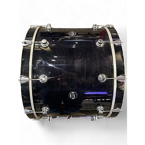 Used DW 24X16 Performance Series kick Ebony Drum Ebony 256