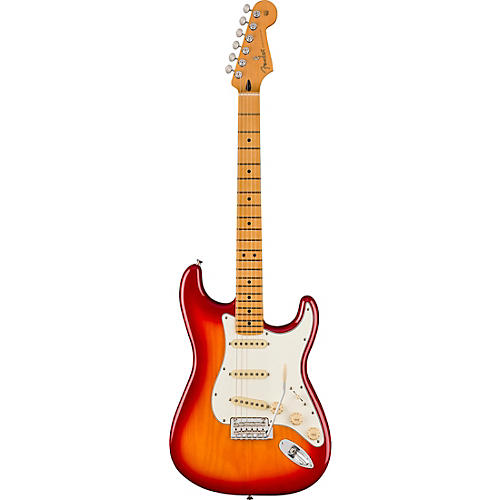 Fender Player II Stratocaster Chambered Ash Body Maple Fingerboard Electric Guitar Aged Cherry Burst