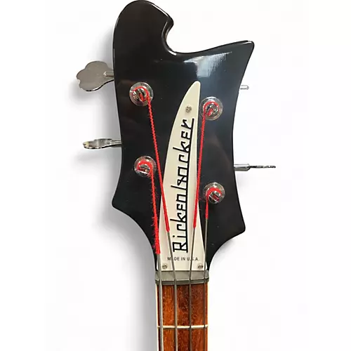 Used 2015 Rickenbacker 4003S jetlgo black Electric Bass Guitar jetlgo black