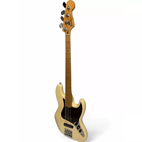 Used Fender American Professional II Jazz Bass yello Electric Bass Guitar yello