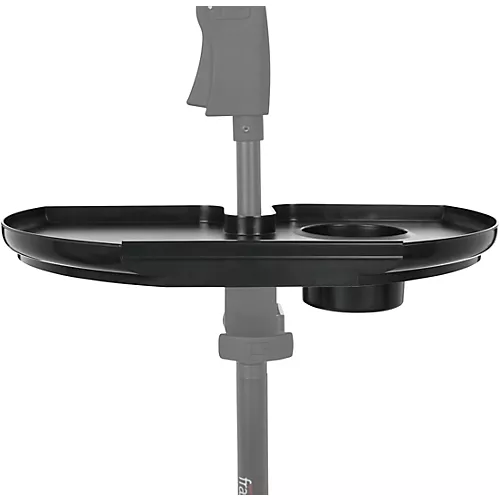 Gator GFW-MICACCTRAY Frameworks Extra Large Microphone Stand Accessory Tray with Drink Holder and Guitar Pick Tab