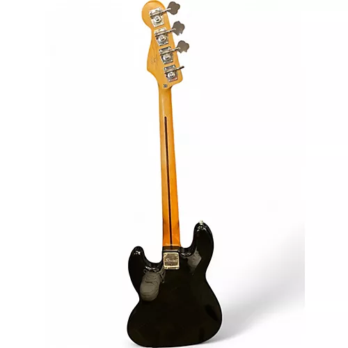 Used Squier Classic Vibe 70s Jazz Bass Black Electric Bass Guitar Black