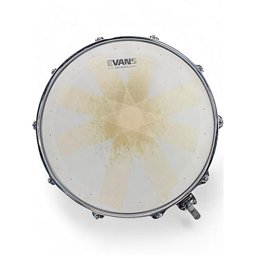 Used DW 5.5X14 Design Series Snare Silver Drum Silver 10