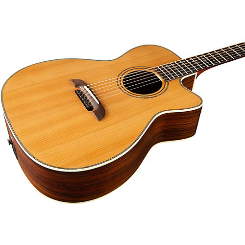Alvarez Yairi WY1 Cutaway Folk-OM Acoustic-Electric Guitar Natural