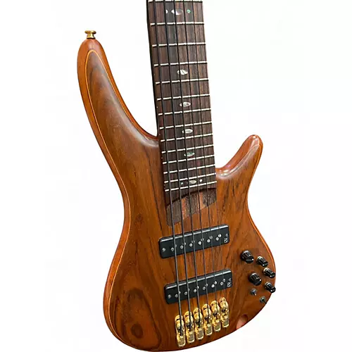 Used Ibanez SR1206 Mahogany Electric Bass Guitar Mahogany