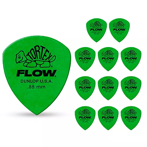 Dunlop Tortex Flow Guitar Picks STD-12/PLYPK .60 mm 12 Pack