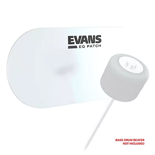 Evans EQ Double Bass Drum Patch Black