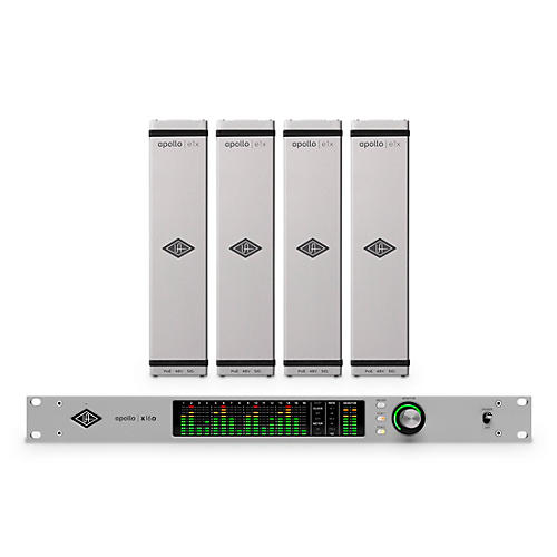 Universal Audio Apollo X16D Essentials+ 18x20 TB Audio Interface Dante with Four Apollo e1x Remote-Controllable Unison Preamps