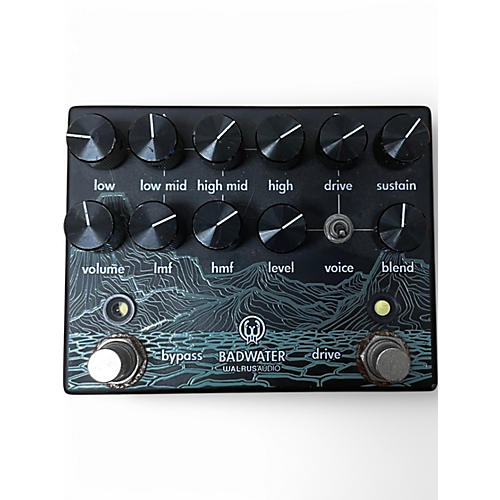 Used Walrus Audio BADWATER BASS PREAMP DI Bass Effect Pedal