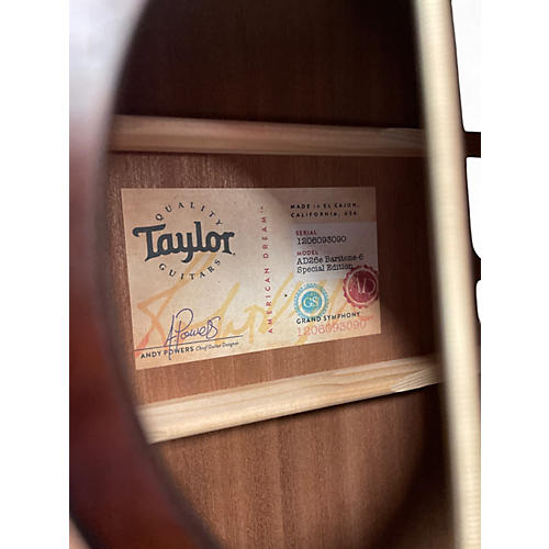 Used Taylor AD26E Baritone Shaded Edge Burst Acoustic Electric Guitar Shaded Edge Burst