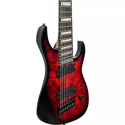 Legator LM-9 Lucas Mann Ninja 9-String Multi-Scale Signature Electric Guitar Trans White