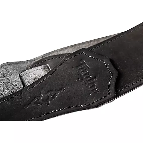 Taylor Gemstone Guitar Strap Sanded Suede Black 2.5 in.
