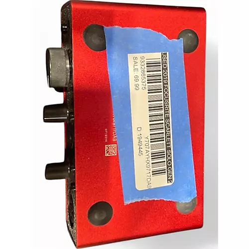 Used 2019 Focusrite Scarlett Solo Gen 2 Audio Interface