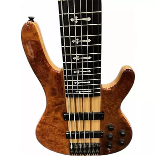 Used Wolf S7 Natural Electric Bass Guitar Natural