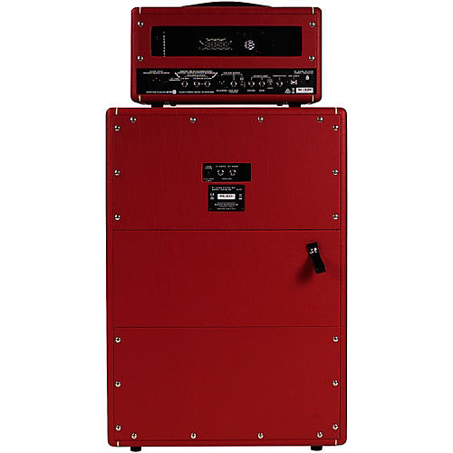 Blackstar St. James Toby Lee 50 6L6 50W Tube Guitar Head and 2x12 Guitar Cabinet Red