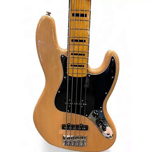 Used Squier Classic Vibe 70s Jazz Bass  Natural Electric Bass Guitar Natural
