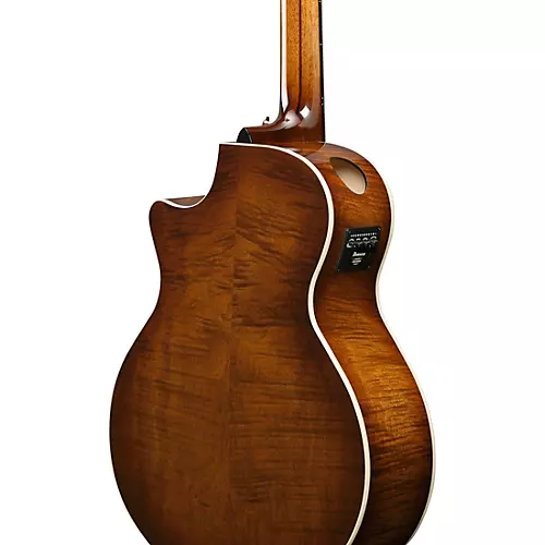 Ibanez AE3007FMH 7-String Grand Auditorium Acoustic-Electric Guitar Tobacco Edge Burst