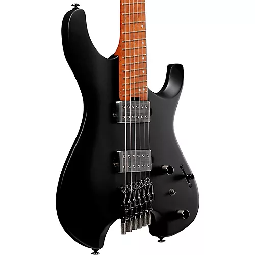 Ibanez QX52 Headless 6-String Electric Guitar Black Flat