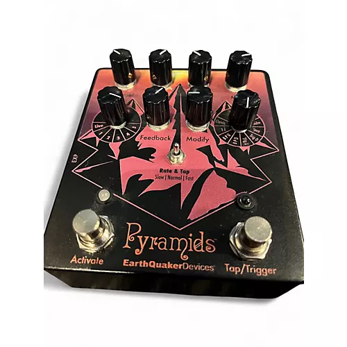 Used EarthQuaker Devices Pyramids Stereo Flanging Device Effect Pedal