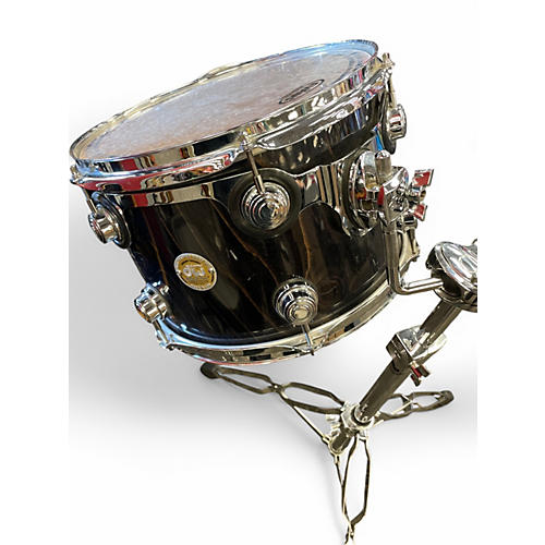 Used 2004 DW 4 Piece Collector's Series Exotic Black Lacquer Drum Kit Black Lacquer