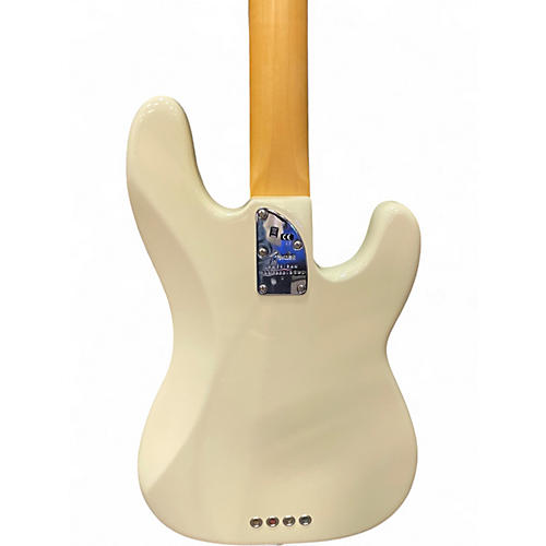 Used Fender American Professional II Precision Bass Left-Handed Olympic White Electric Bass Guitar Olympic White
