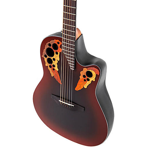 Ovation CE44 Celebrity Series Elite Mid-Depth Acoustic-Electric Guitar Reverse Blue Burst