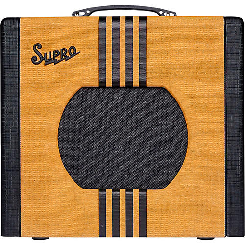 Supro 1820 Delta King 10 5W Tube Guitar Amp Tweed and Black