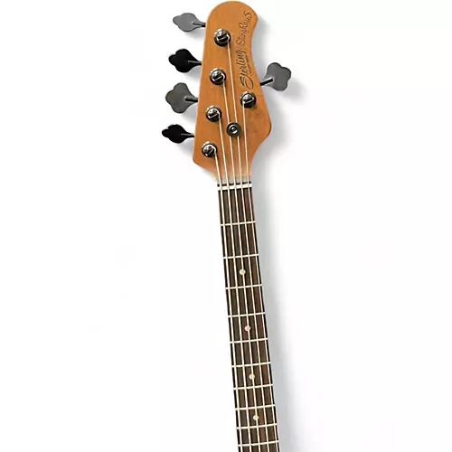 Used Sterling by Music Man STINGRAY 5 RAY35 HH BLOOD ORANGE BURST Electric Bass Guitar BLOOD ORANGE BURST