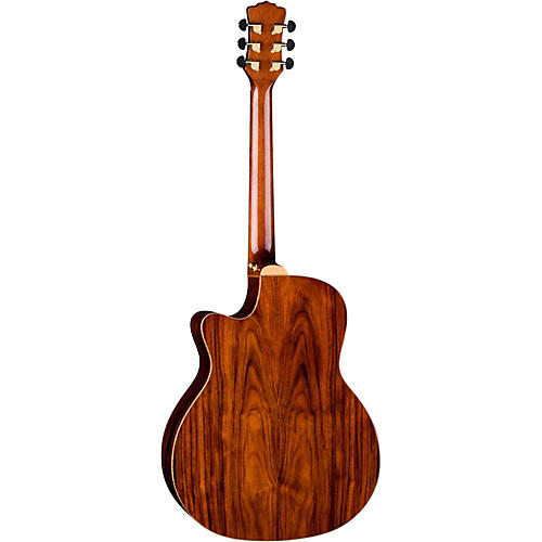 Luna Vista Deer Tropical Wood Acoustic-Electric Guitar Natural