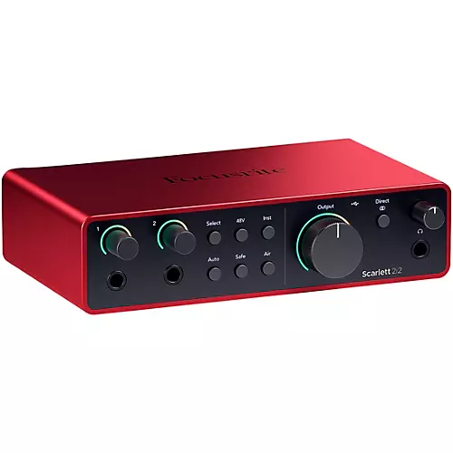 Focusrite Scarlett USB-C Audio Interface (Gen 4) with AVID Pro Tools Artist Perpetual 4i4