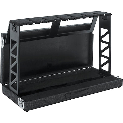 Gator GTRSTD6 Compact Rack Style Six (6) Guitar Stand that Folds Into Case