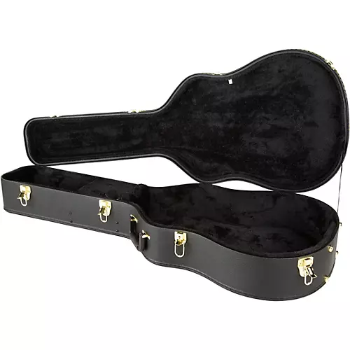 Musician's Gear Deluxe Dreadnought Case Black