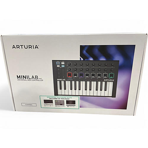 Used Arturia Minilab MKII MIDI Controller