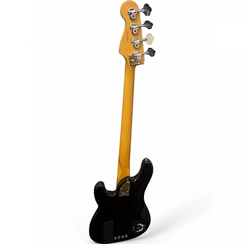 Used Fender American Elite Precision Bass Black Electric Bass Guitar Black