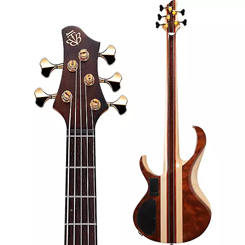 Ibanez Premium BTB1835 5-String Electric Bass Guitar Natural Shadow Low Gloss