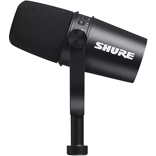 Shure MV7-K USB Microphone and AONIC215 Earphones Content Creator Bundles Black