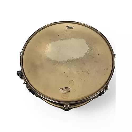 Used Pearl 14in EXPORT SERIES SNARE Silver Sparkle Drum Silver Sparkle 33