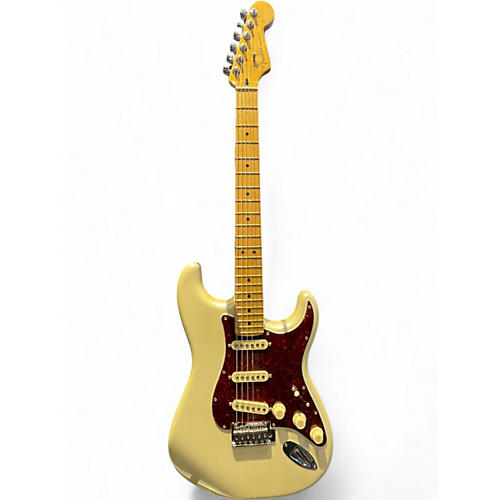 Used Fender Player Plus Stratocaster Pearl White Solid Body Electric Guitar Pearl White