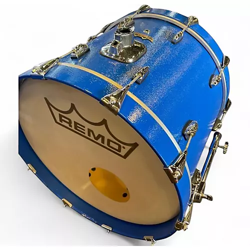 Used Remo 4 Piece ADVANCED ACOUSTICON SHELL PACK 4-PIECE Blue Drum Kit Blue