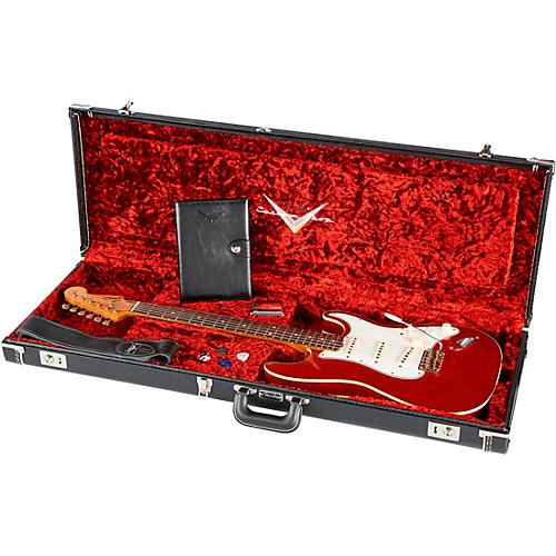 Fender Custom Shop Limited-Edition Double-Bound Stratocaster Journeyman Relic Electric Guitar Aged Sherwood Green Metallic