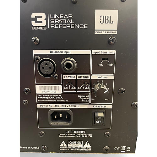 Used JBL LSR305 Powered Monitor