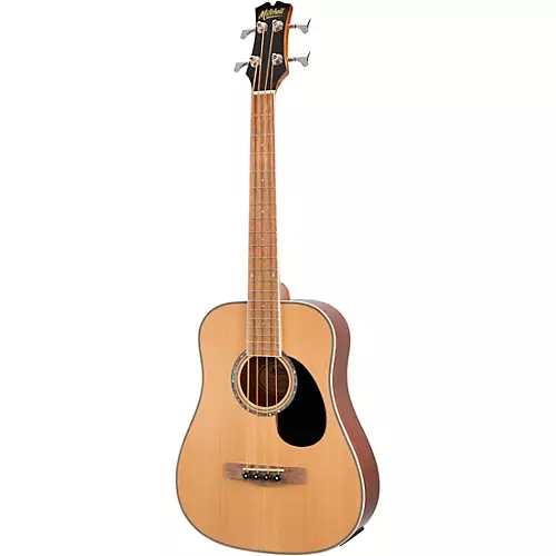 Mitchell EZB Super Short-Scale Acoustic-Electric Bass Guitar Natural