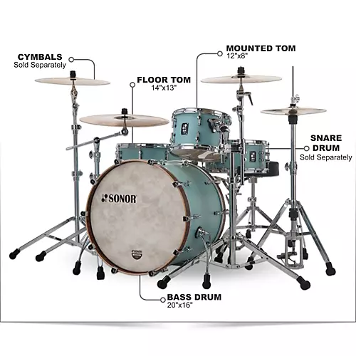 Open-Box SONOR SQ1 3-Piece Shell Pack With 20