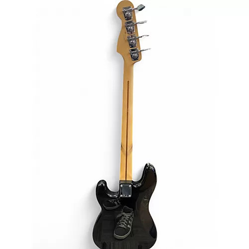 Used Fender Standard Precision Bass Black Electric Bass Guitar Black