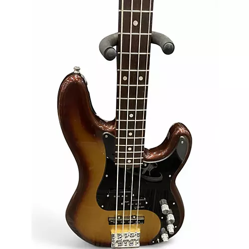 Used 2019 Fender American Ultra Precision Bass Copper Burst Electric Bass Guitar Copper Burst