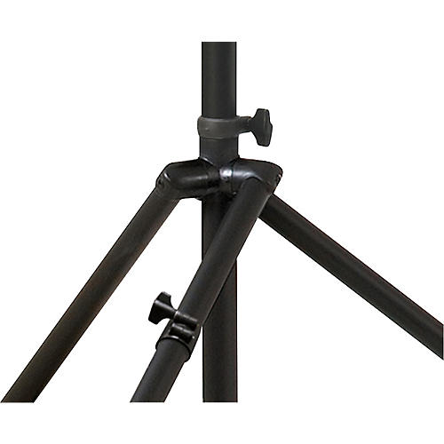 Ultimate Support TS-110BL Air Lift Speaker Stand With Leveling Leg, Black Black