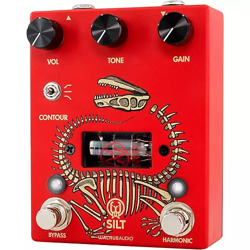 Walrus Audio Silt Harmonic Tube Fuzz Effects Pedal Red